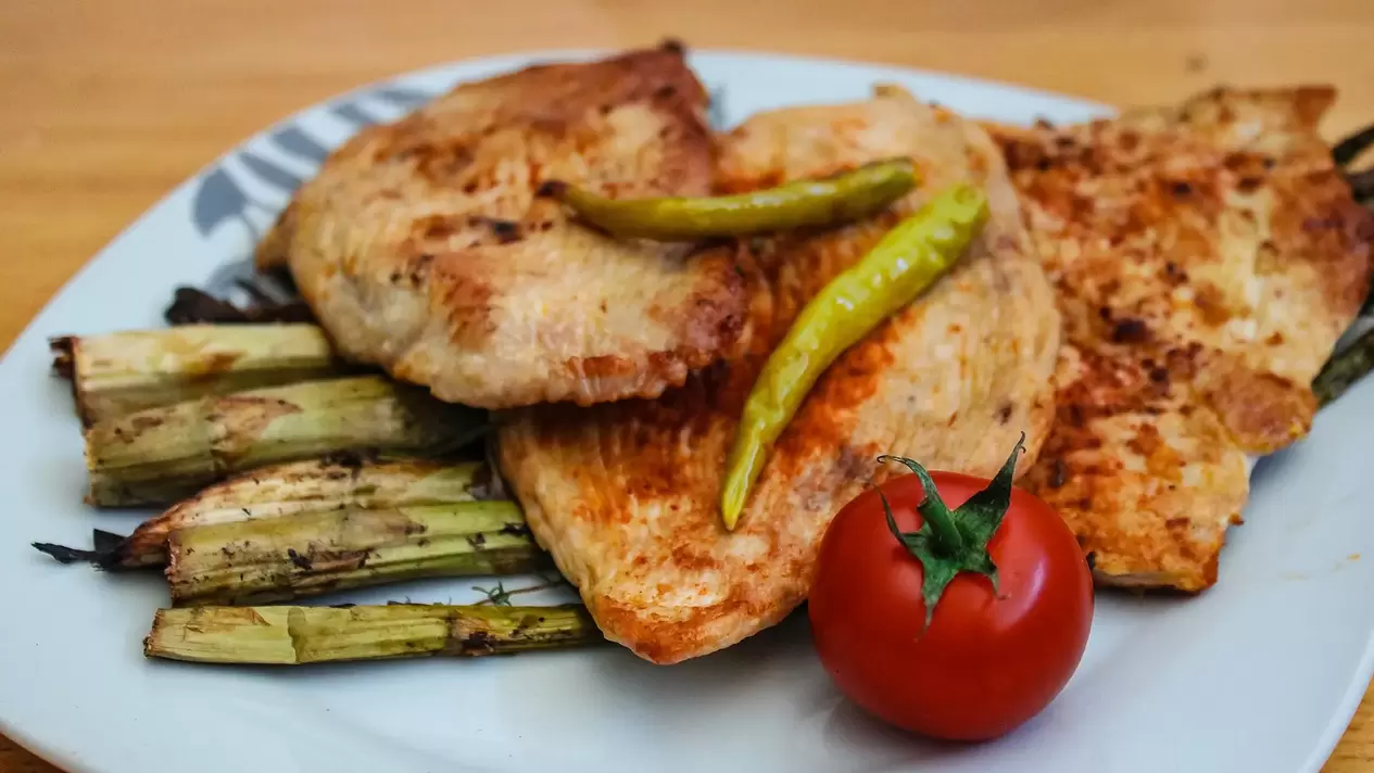 Essen von Proteinen während einer Diät